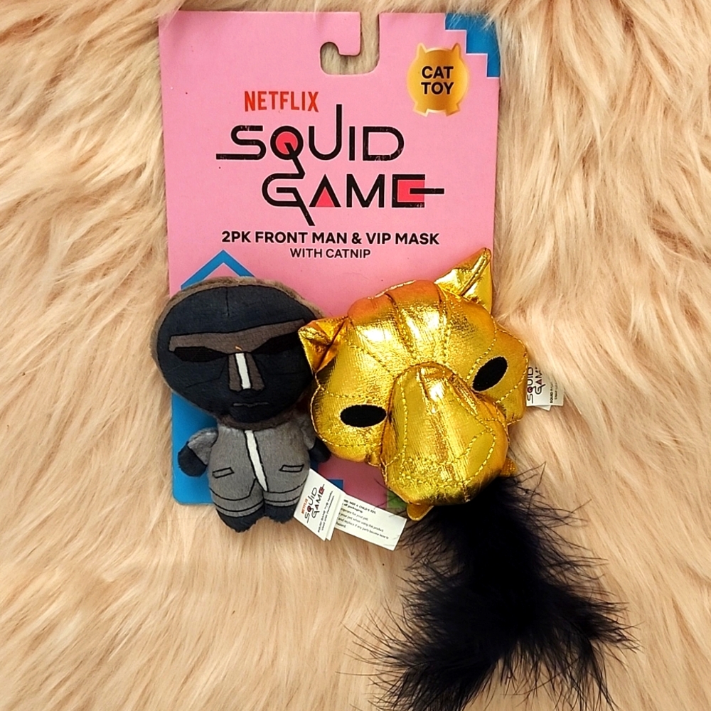Brand New NETFLIX SQUID GAME 2 PACK CATNIP TOY
